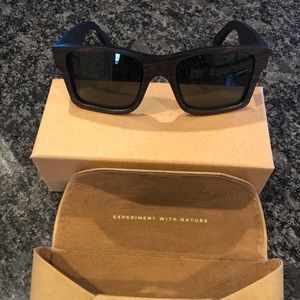 Sunglasses by SHWOOD.  Walnut finish